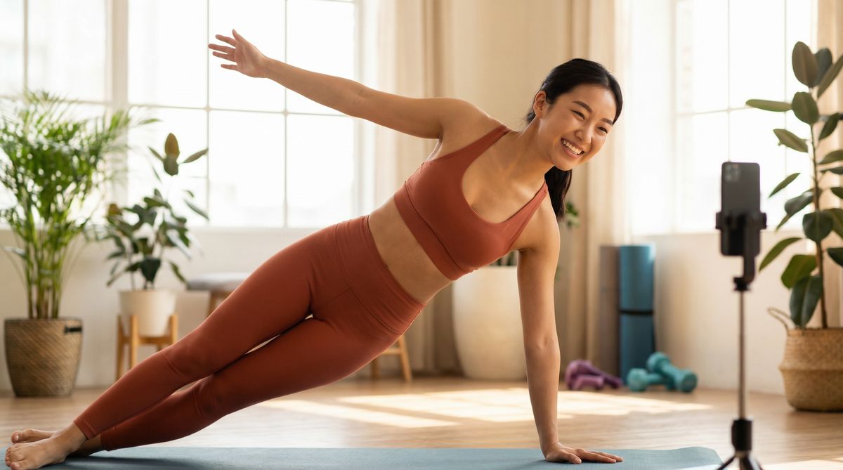 精神小妹健身视频